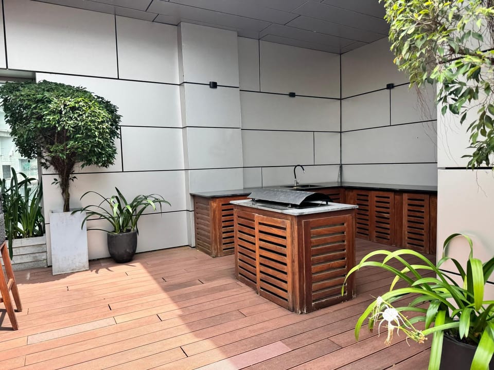 Property building, Patio