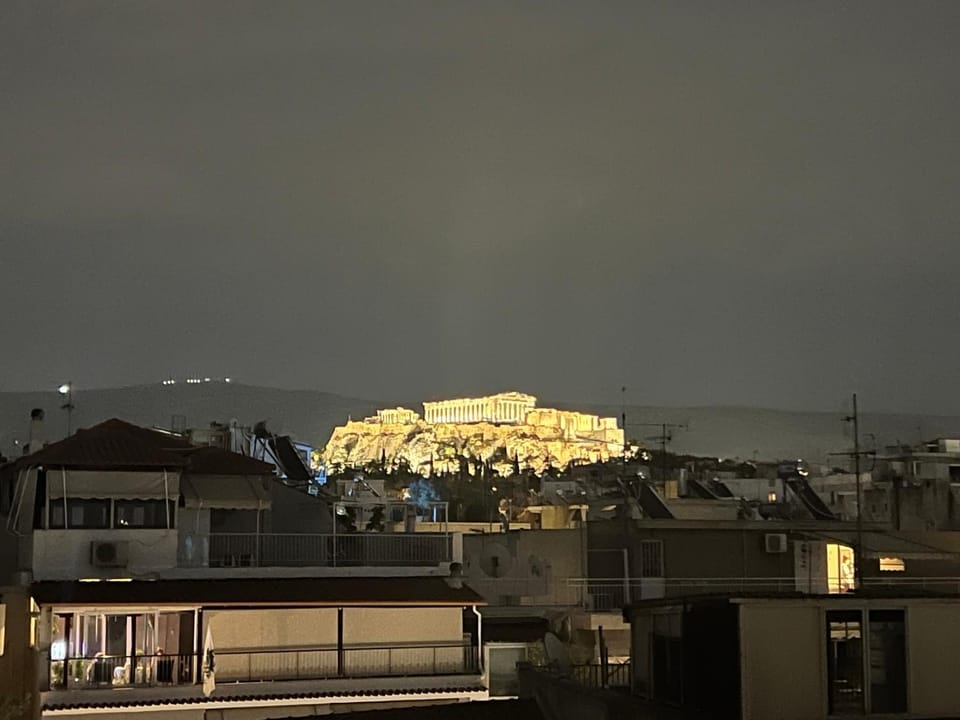 Night, Natural landscape, City view