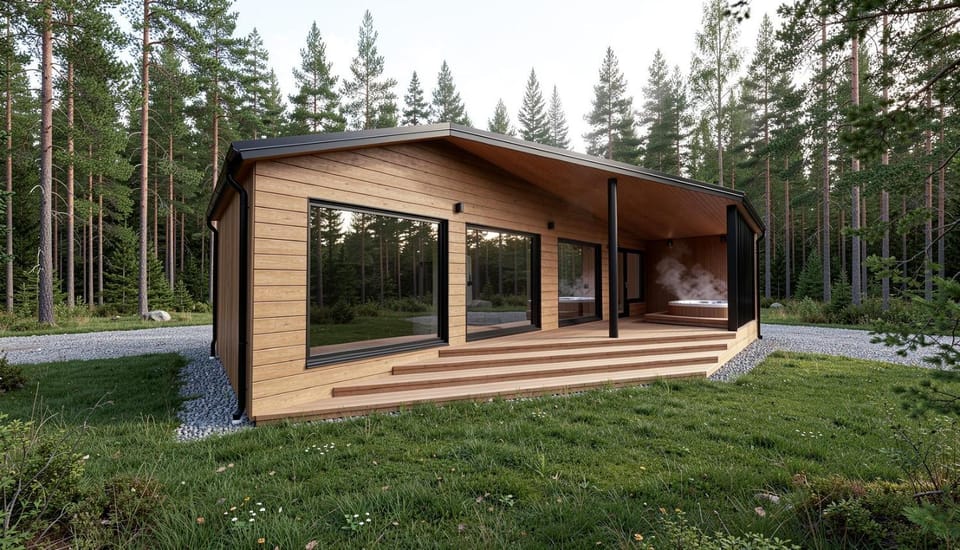 Property building, Natural landscape, Garden view