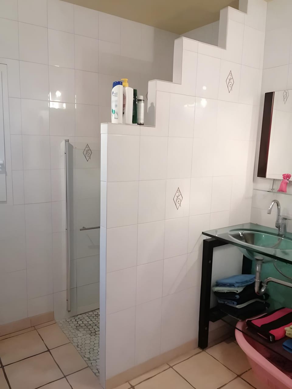 Bathroom, Living room