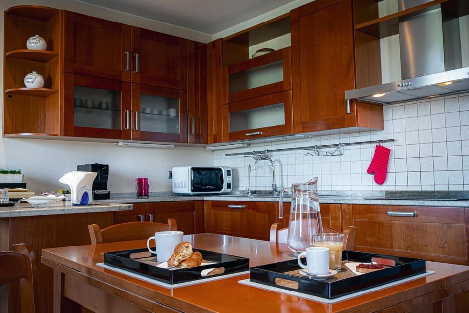 Coffee/tea facilities, Kitchen or kitchenette, dishwasher, minibar, stove