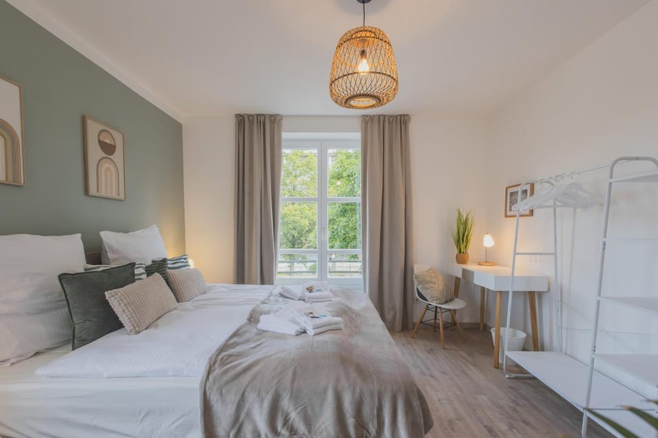 Property building, Living room, Bedroom