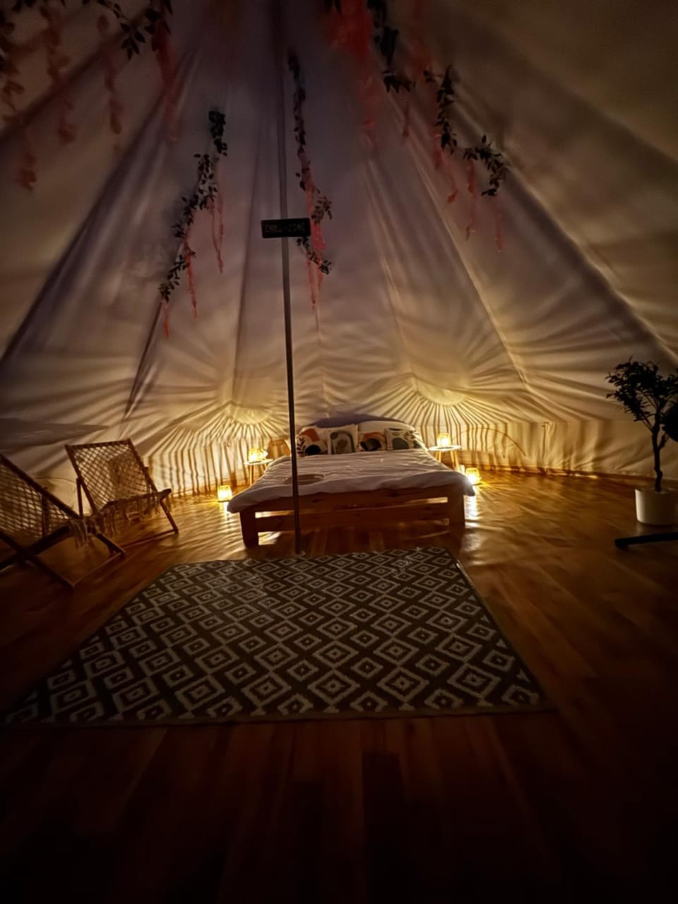 Bed, Night, Photo of the whole room, Bedroom