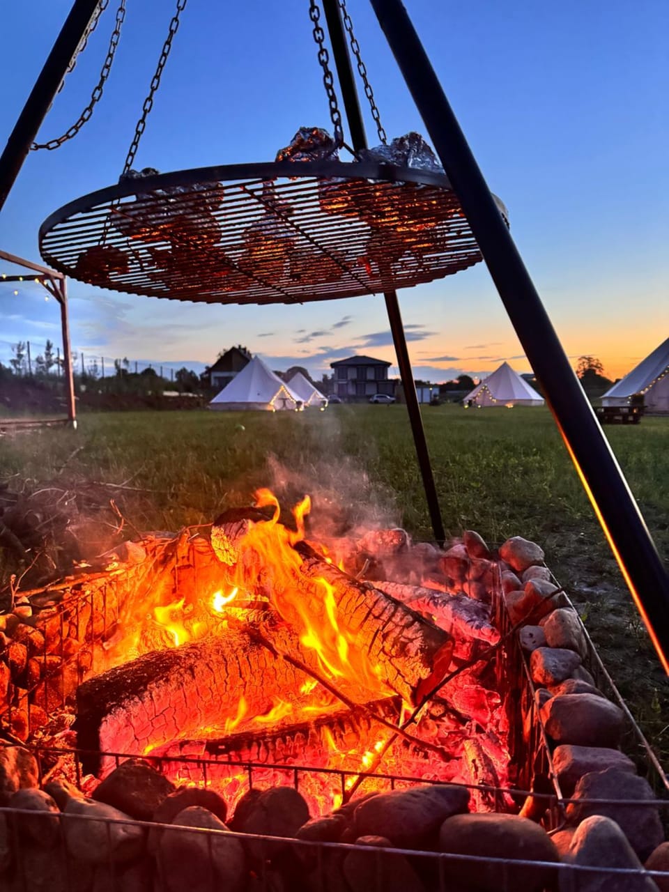 Natural landscape, BBQ facilities