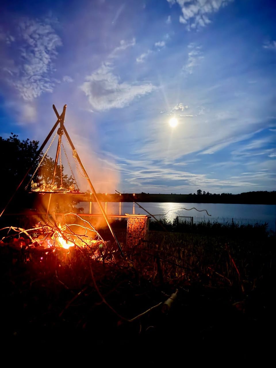 Natural landscape, Lake view