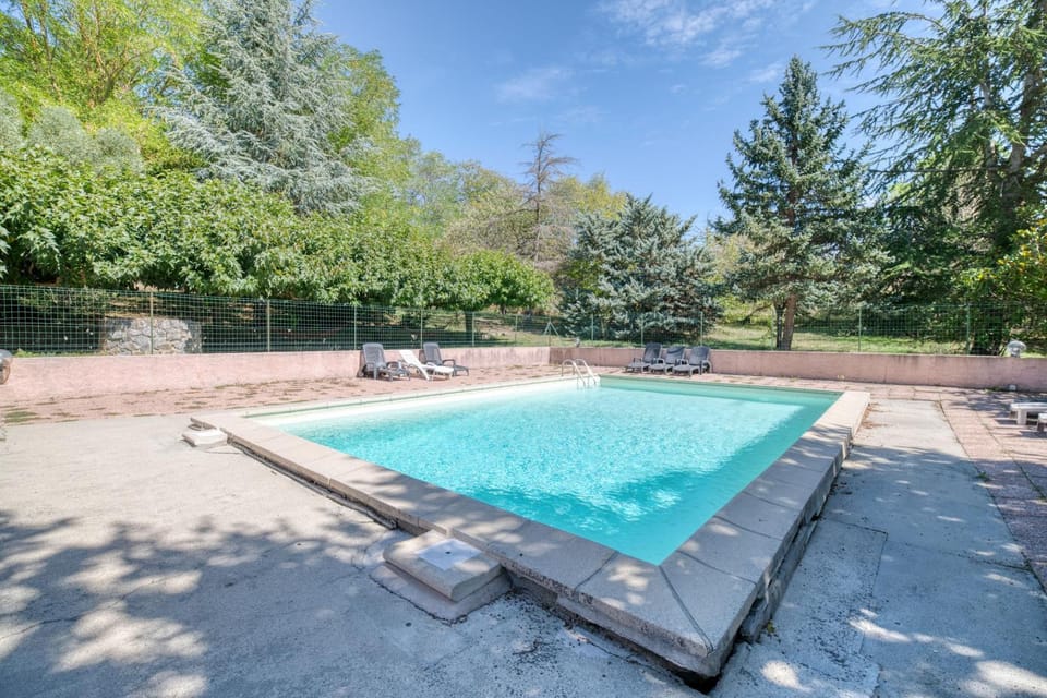 Property building, Living room, Swimming pool