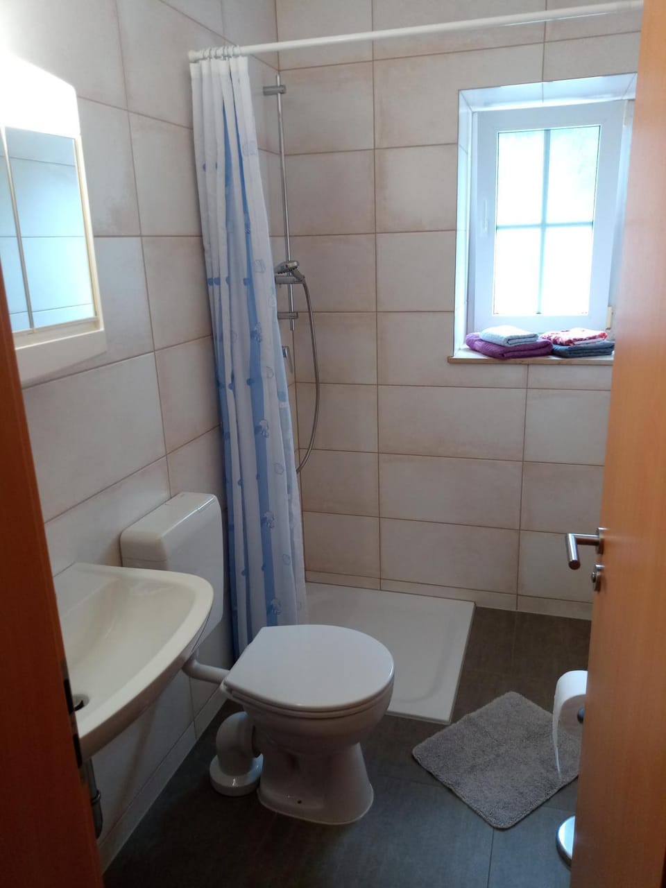 Shower, Toilet, Bathroom, towels