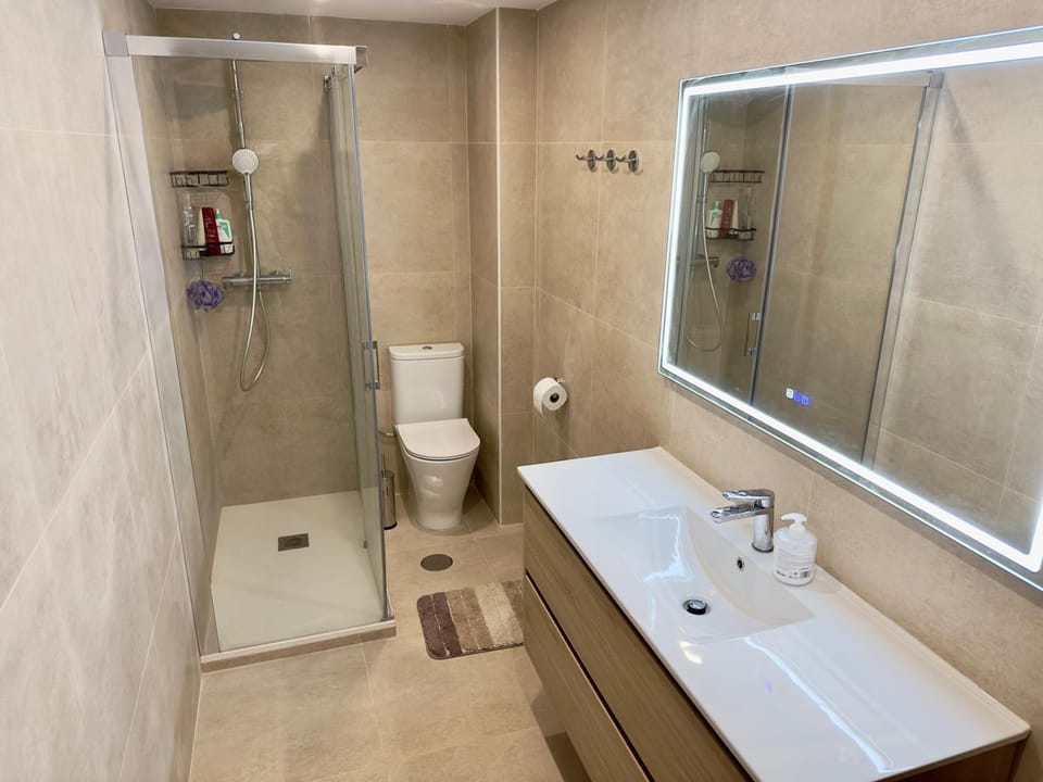 Bathroom, Living room