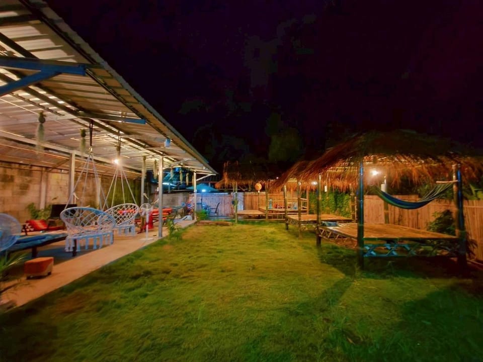 Night, Garden, Garden view