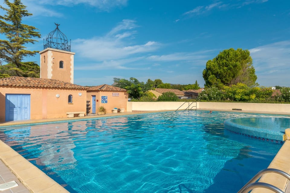 Property building, Living room, Swimming pool