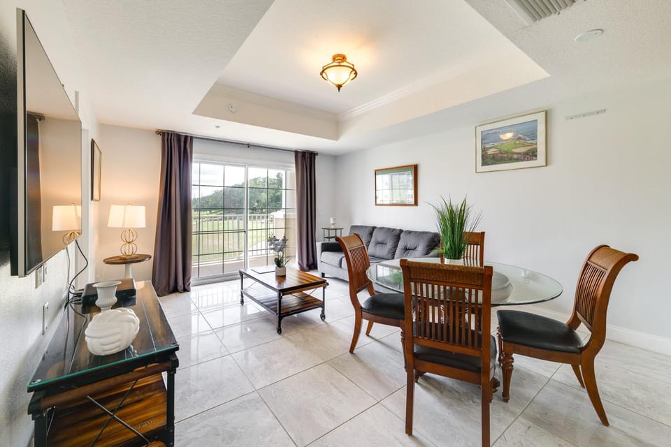 Golf Views: Kissimmee Condo on Reunion Course House in Osceola County
