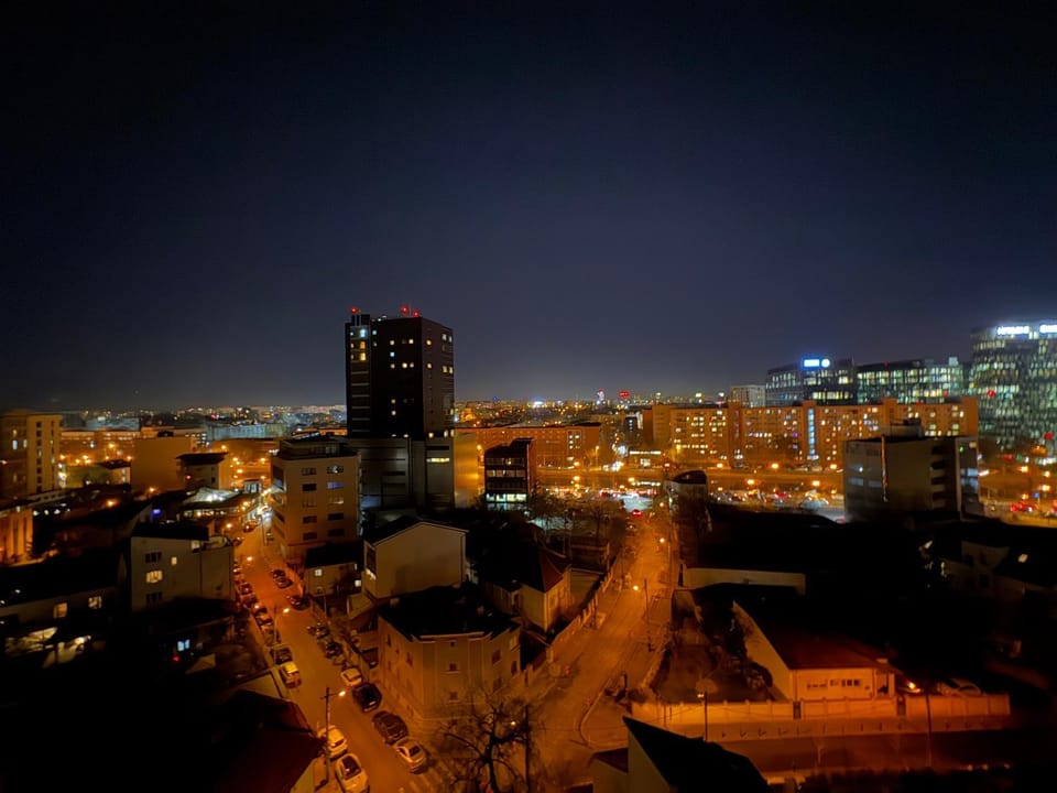 Night, Bird's eye view, City view