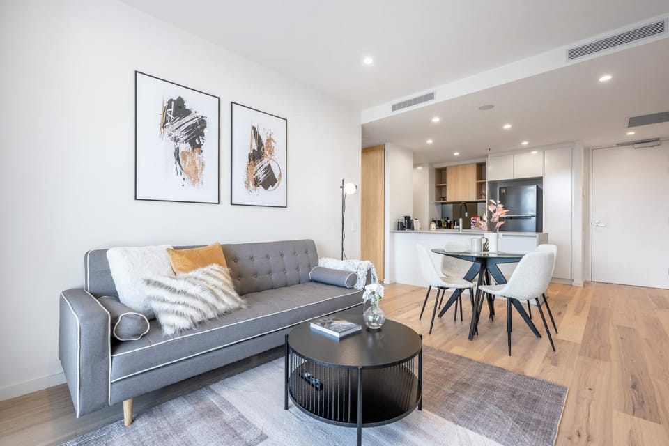 Kitchen or kitchenette, Living room, Dining area