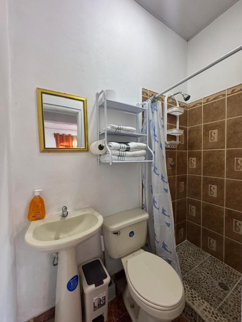 Bathroom, towels