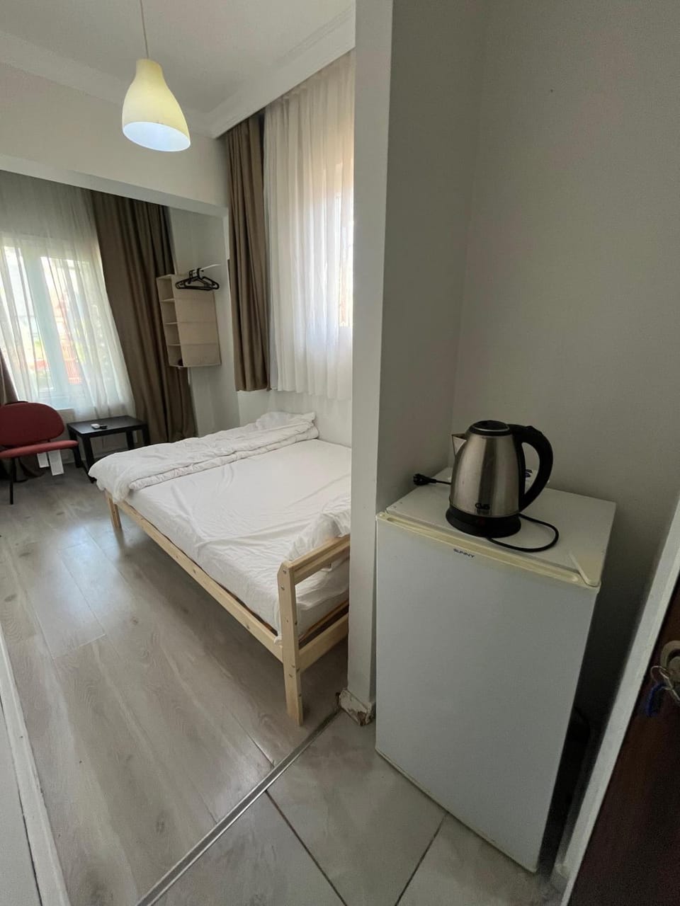 Bed, Kitchen or kitchenette, Photo of the whole room, Bedroom
