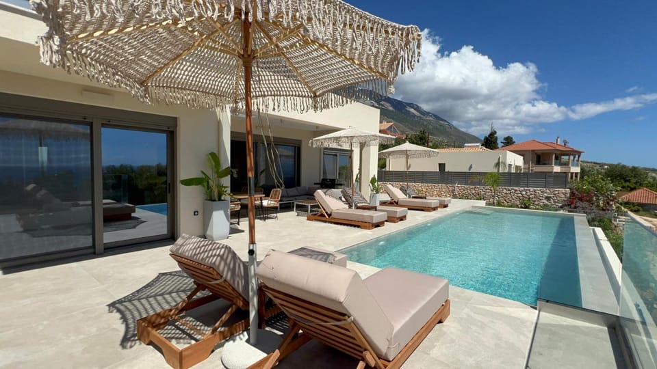 Patio, Pool view