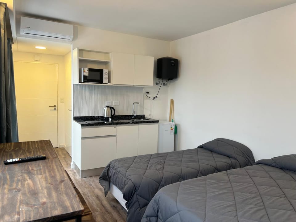 Photo of the whole room, Bedroom, air conditioner