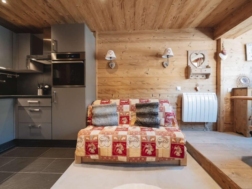 Appartement cosy 4 pers, rénové style montagne, ski aux pieds - FR-1-545-53 Apartment in Val Thorens