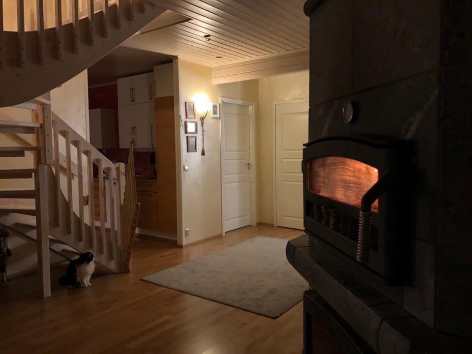 Spacious Riverside Home with Aurora and Wilderness Villa in Lapland