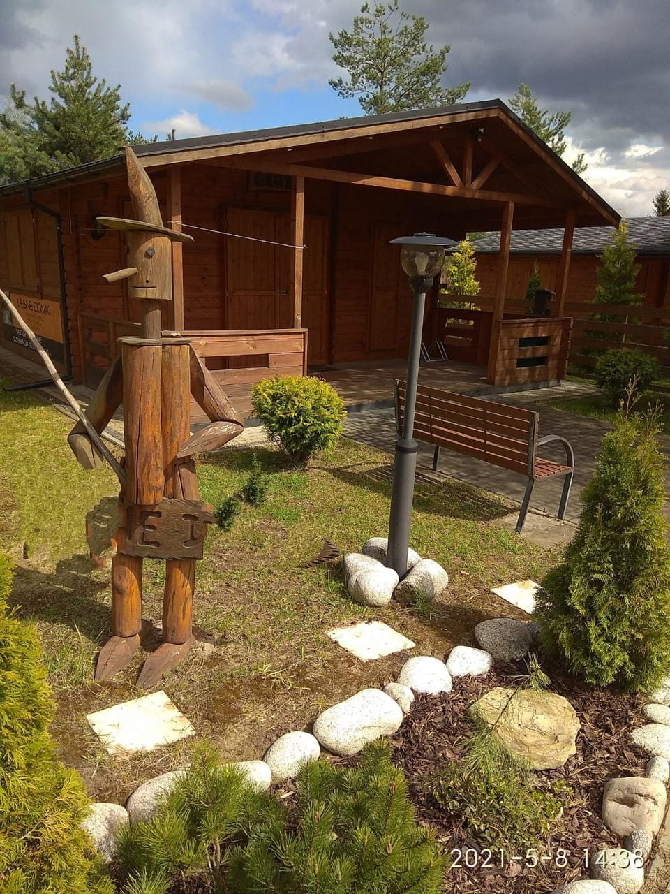 Property building, Garden view