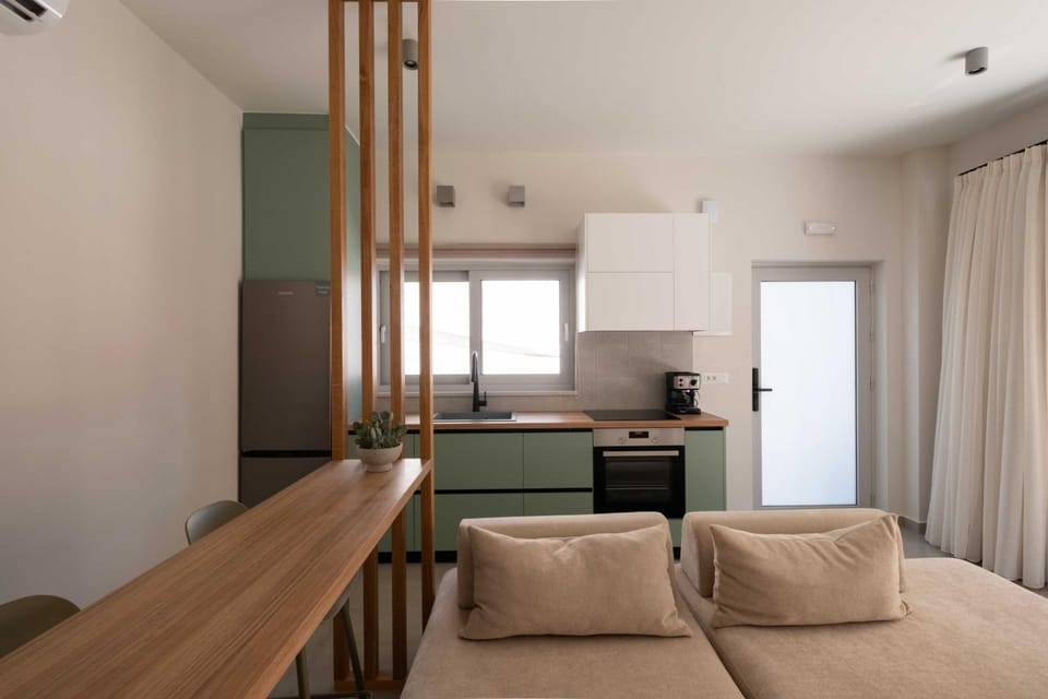 Kitchen or kitchenette, Living room, Photo of the whole room, Seating area, Dining area, oven, stove