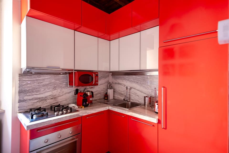 Kitchen or kitchenette, minibar, oven, pet friendly, stove, toaster