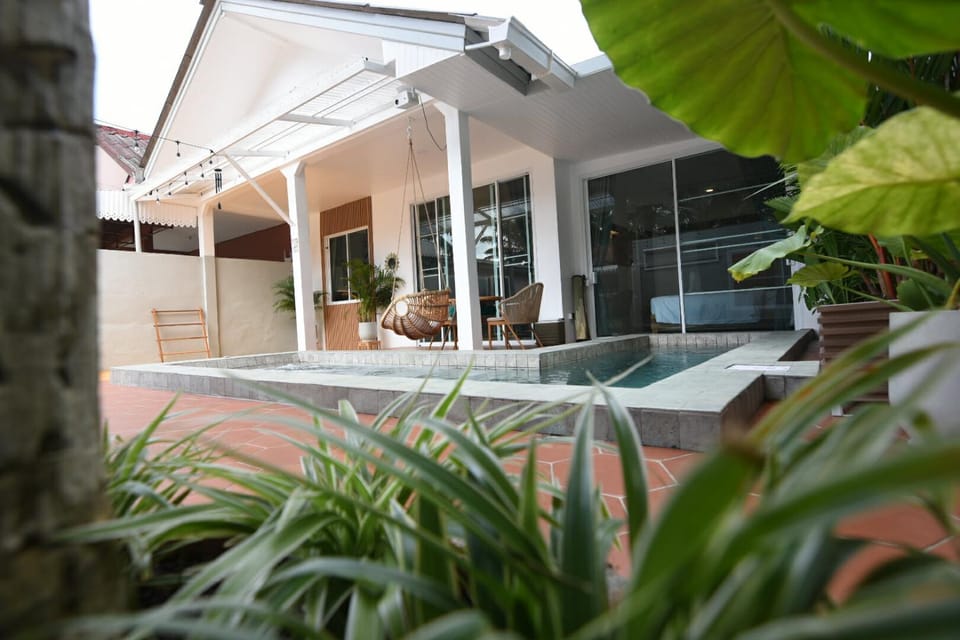 Property building, Patio, Garden view