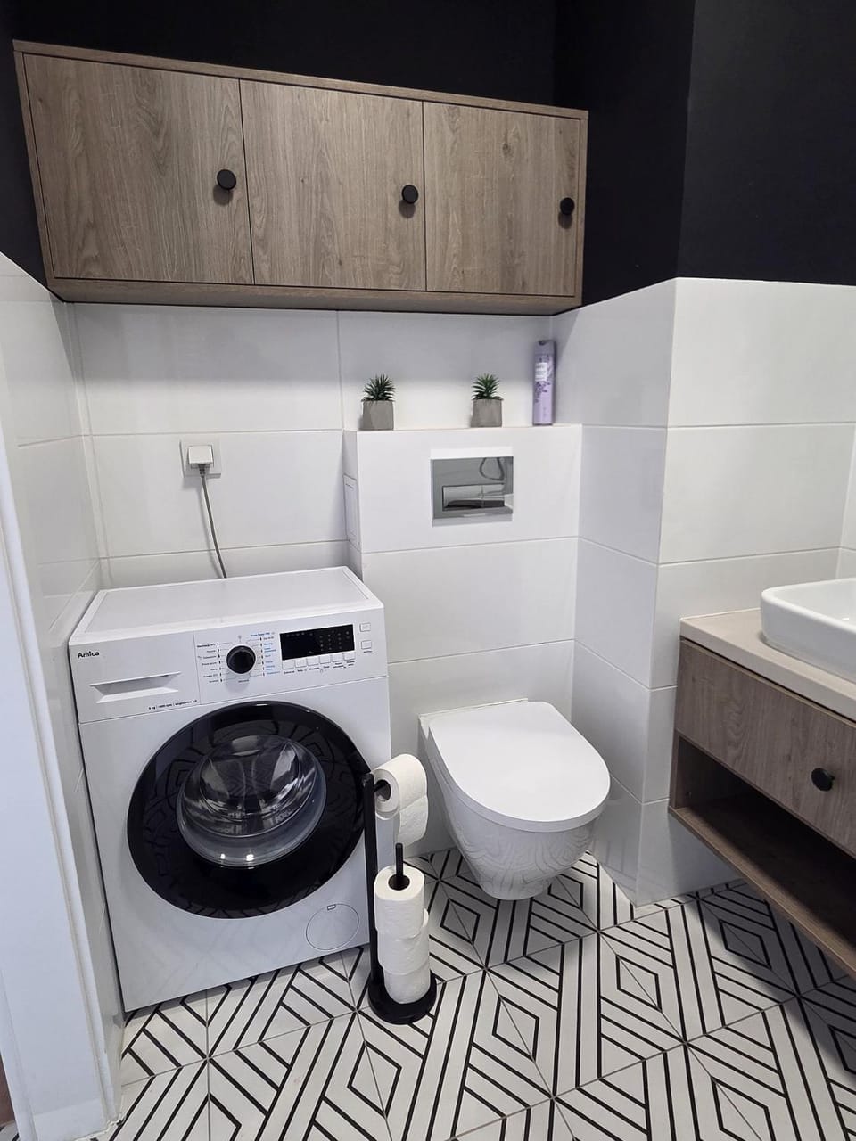 Toilet, Bathroom, washing machine