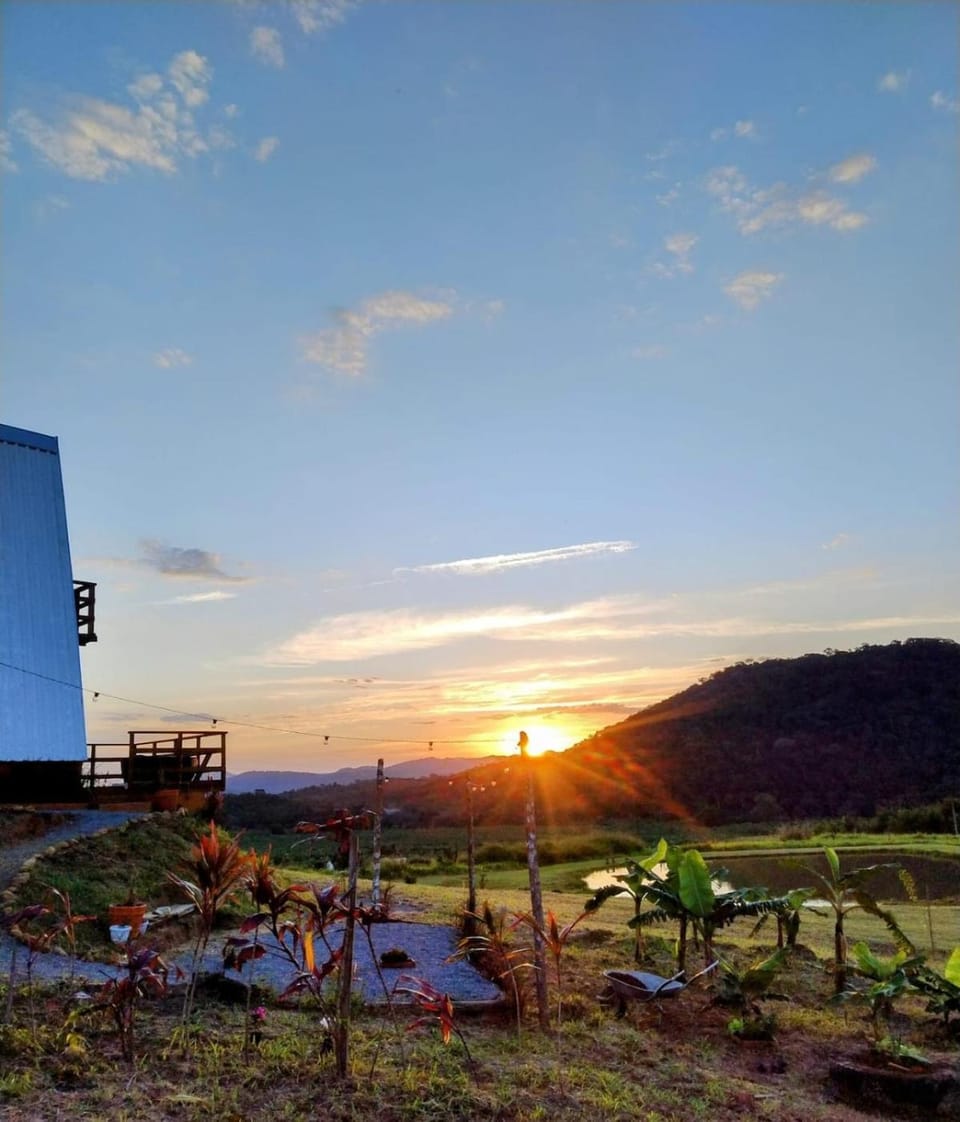Mountain view, Sunset