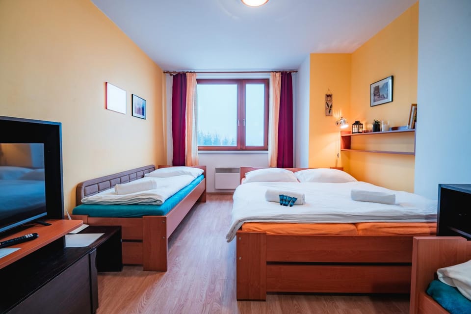 Bed, TV and multimedia
