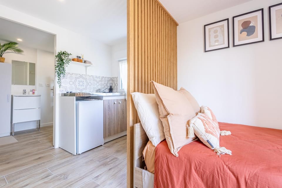 Studio cosy climatisé proche Bordeaux Apartment in Nouvelle-Aquitaine