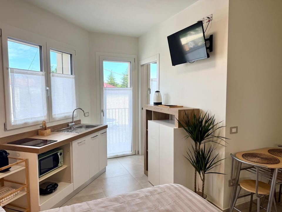 Bed, TV and multimedia, Photo of the whole room, Dining area, stove