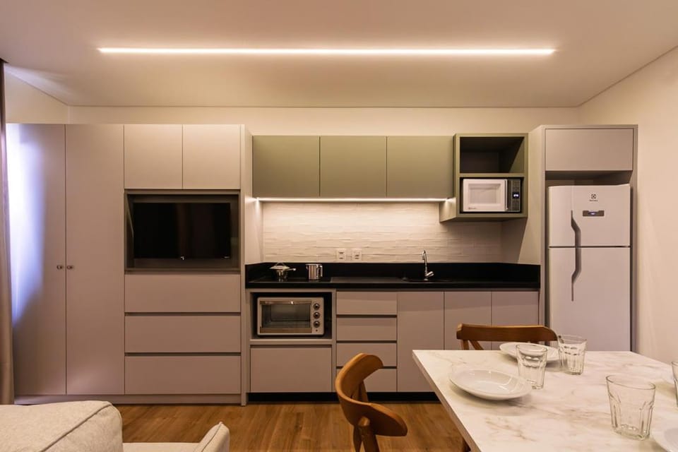 Kitchen or kitchenette, oven, stove
