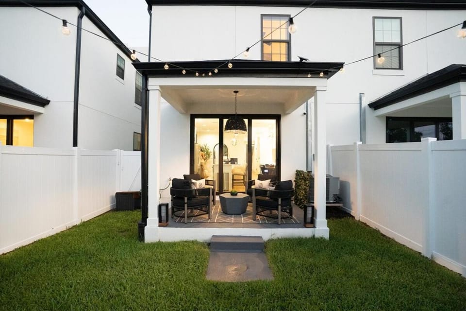 Patio, Garden, Seating area, Garden view