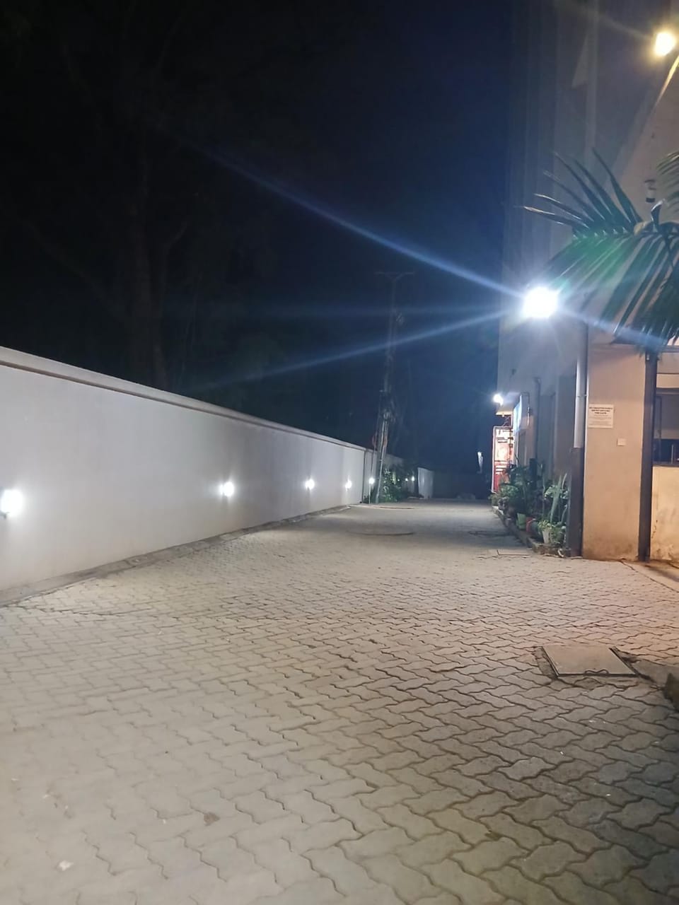 Facade/entrance, Night