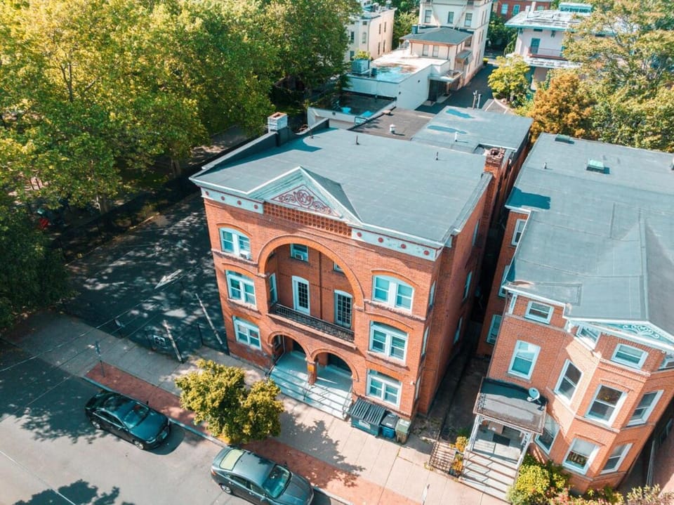 Property building, Bird's eye view, Street view