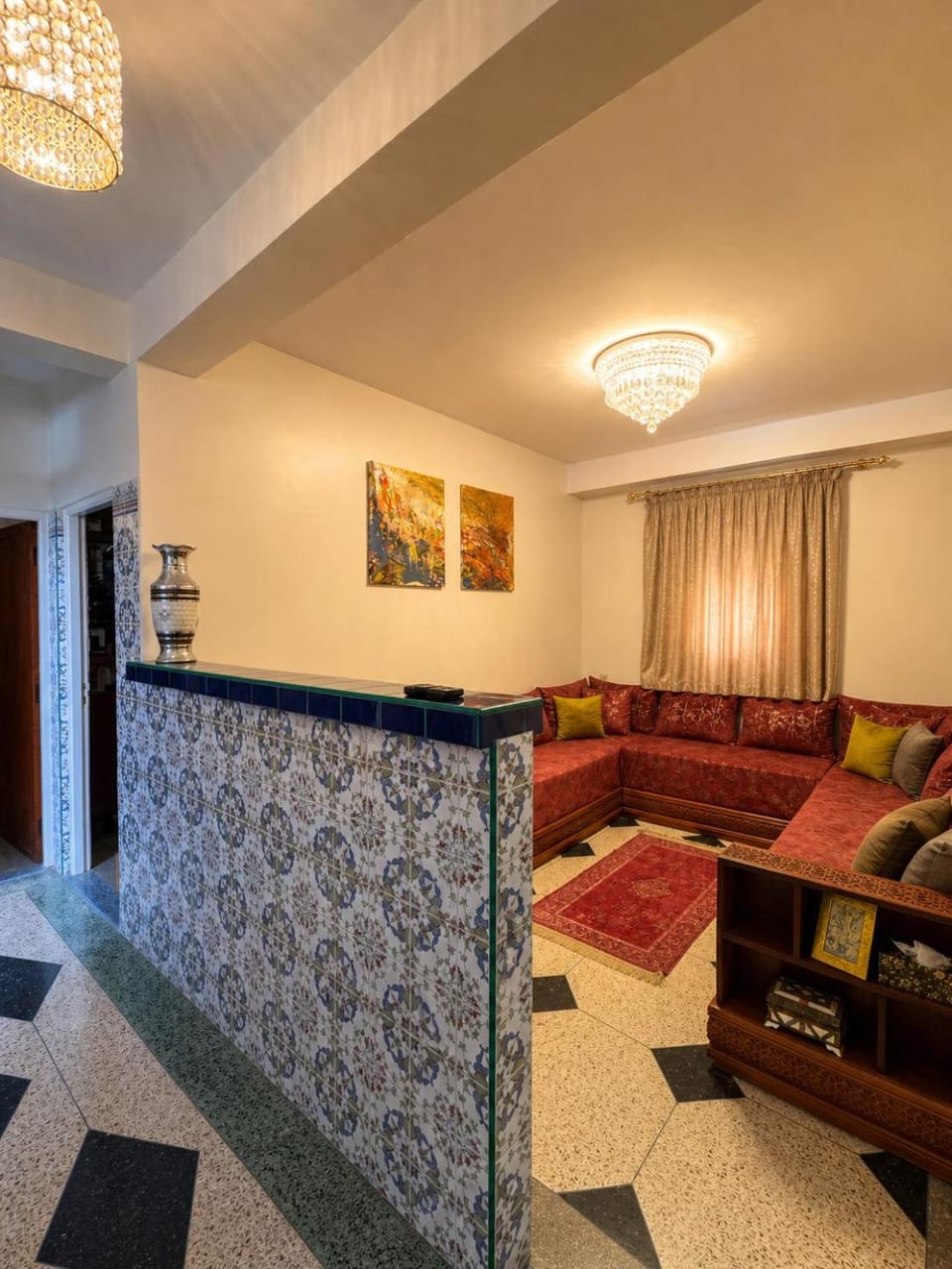 Serene Central Home Near Beach - High Speed WiFi, Free Parking Apartment in Agadir