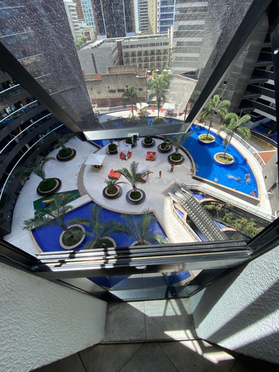 Property building, Day, Bird's eye view, Pool view, Swimming pool