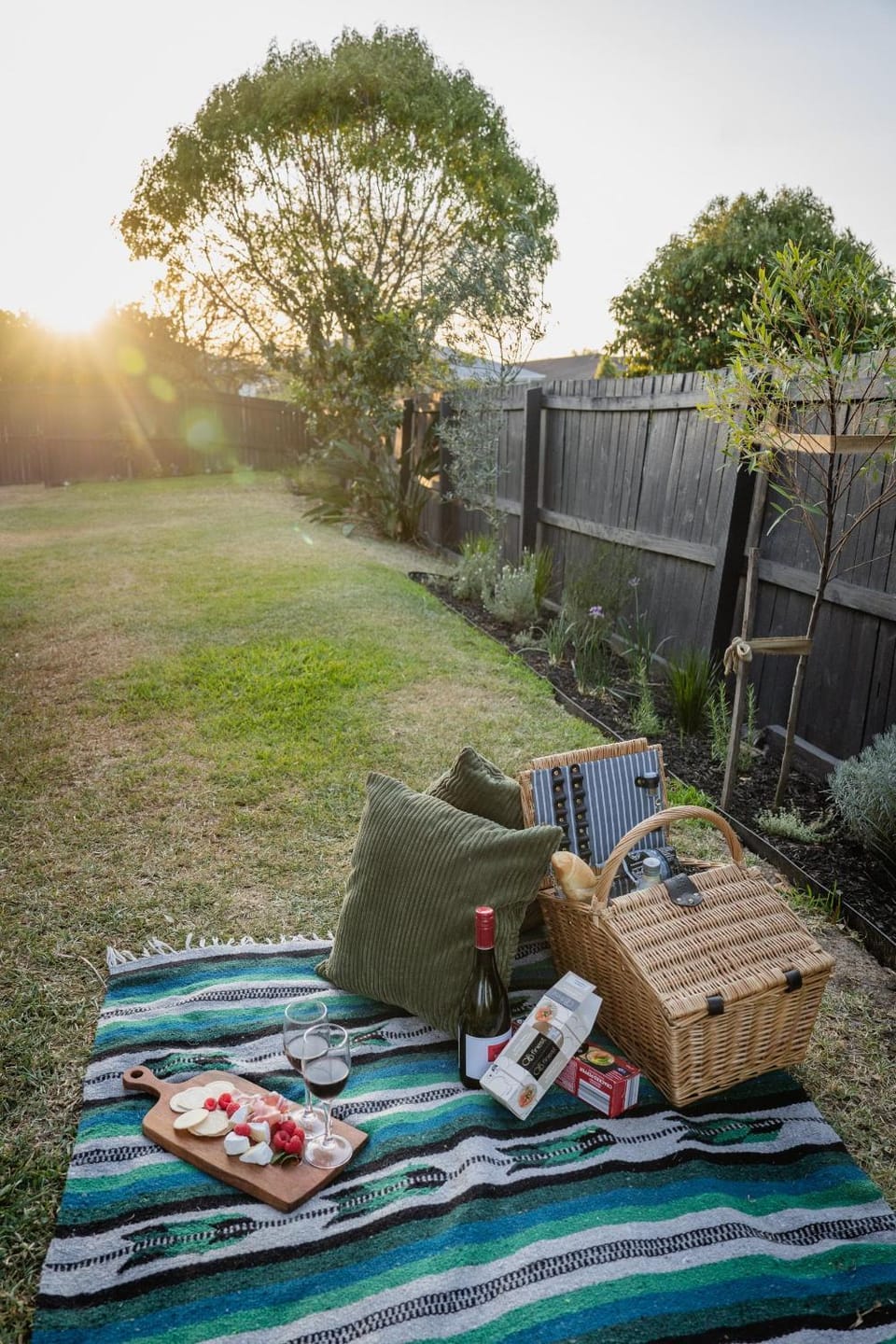 Garden, Sunset