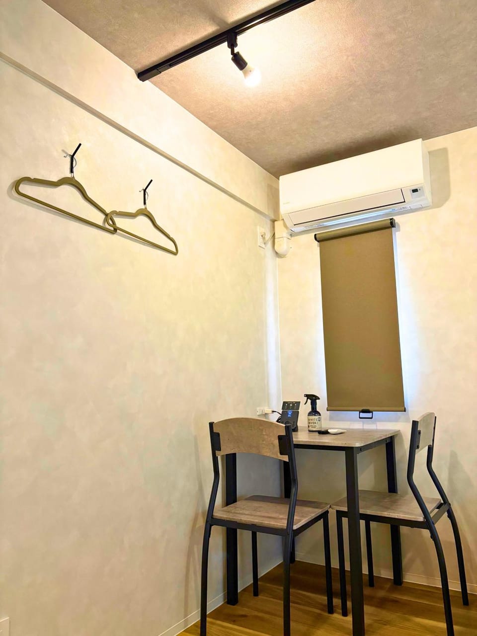 Dining area, air conditioner