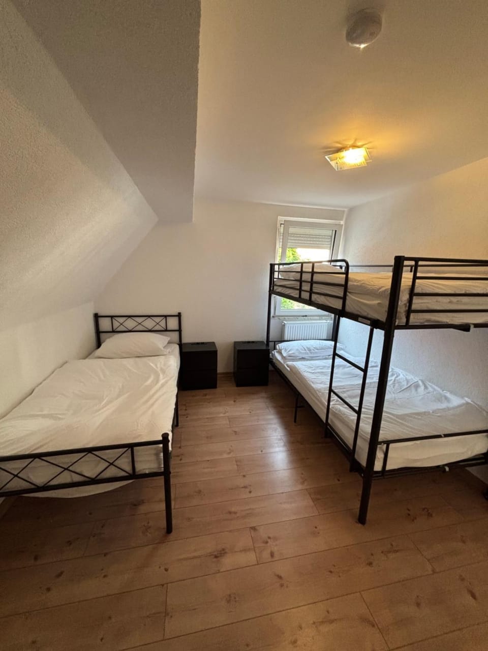 Photo of the whole room, bunk bed