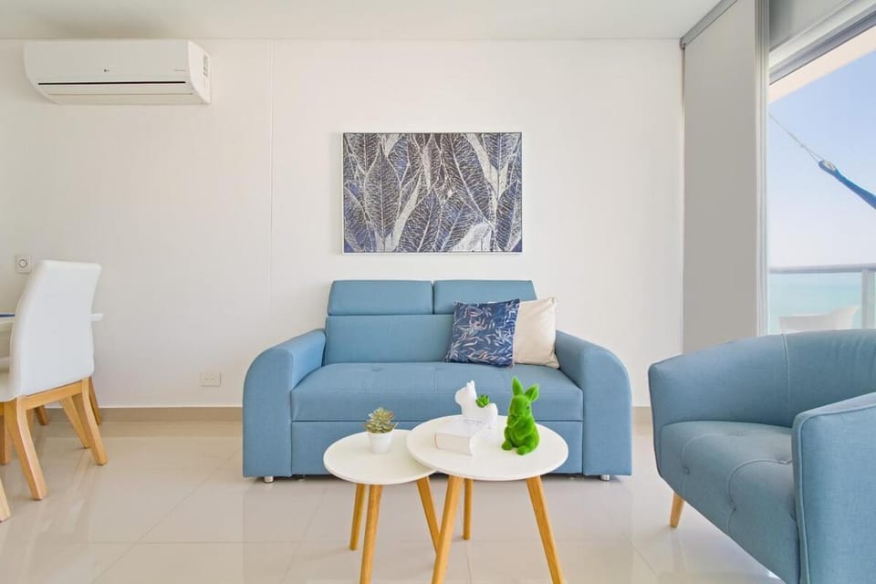 Living room, air conditioner