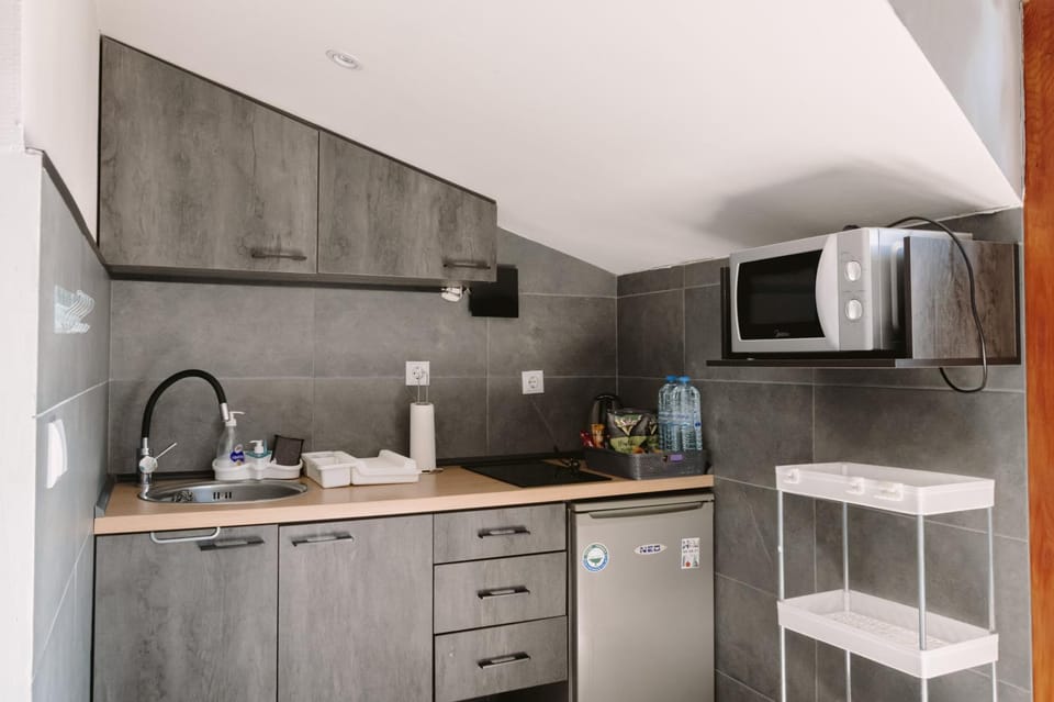 Kitchen or kitchenette, heating, heating, internet, internet, microwave, stove, air conditioner, air conditioner
