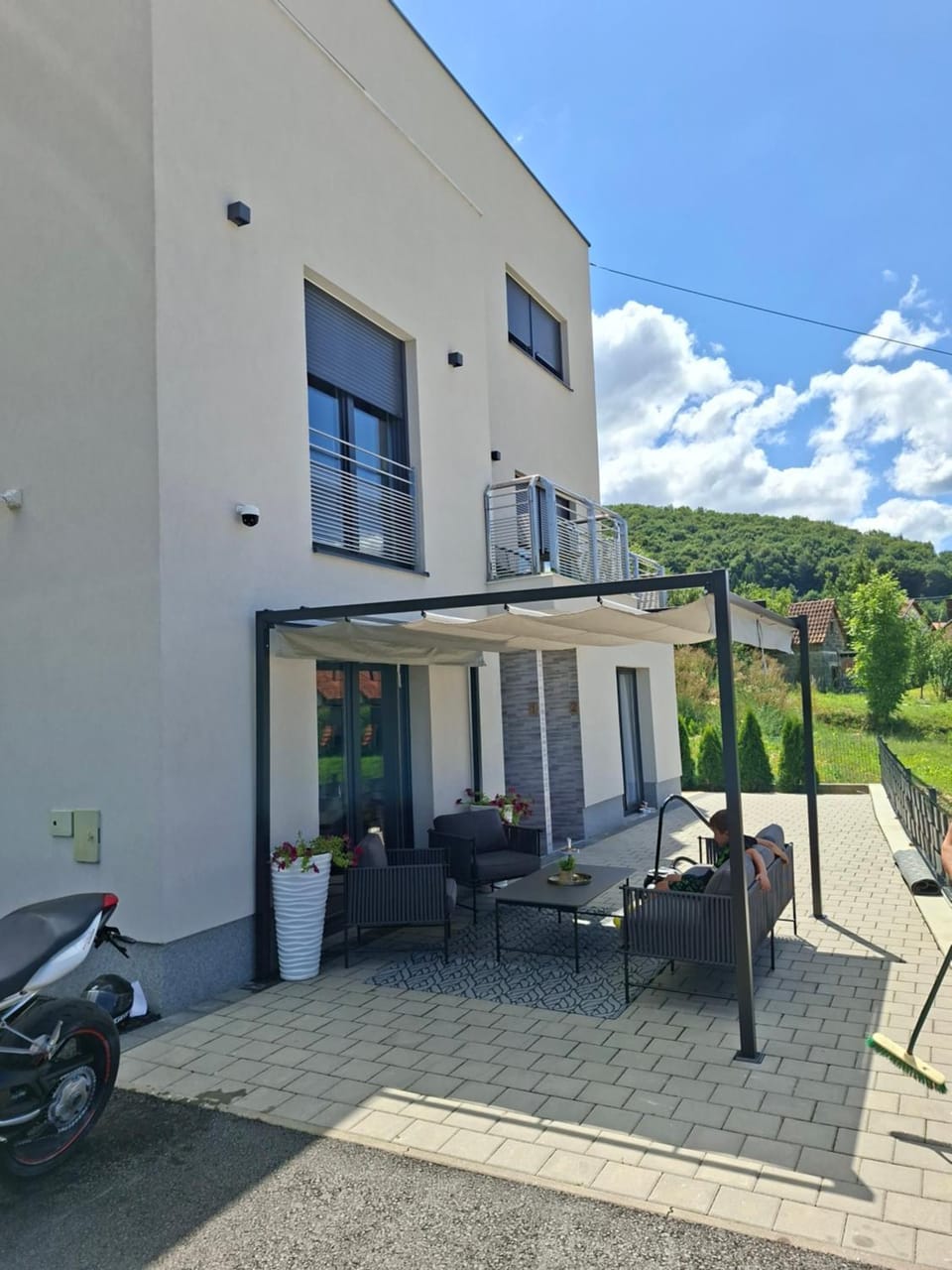 Property building, Patio