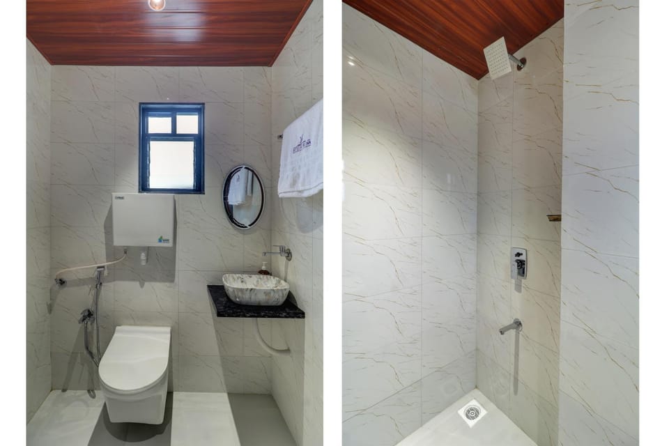 Shower, Toilet, Bathroom, towels