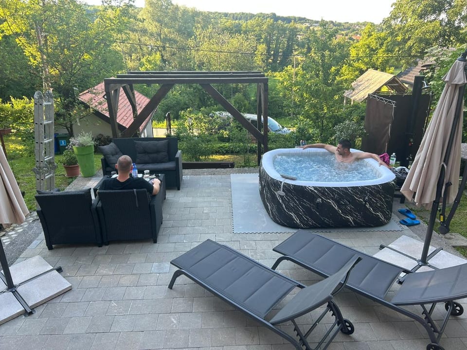 Spring, Garden view, Pool view