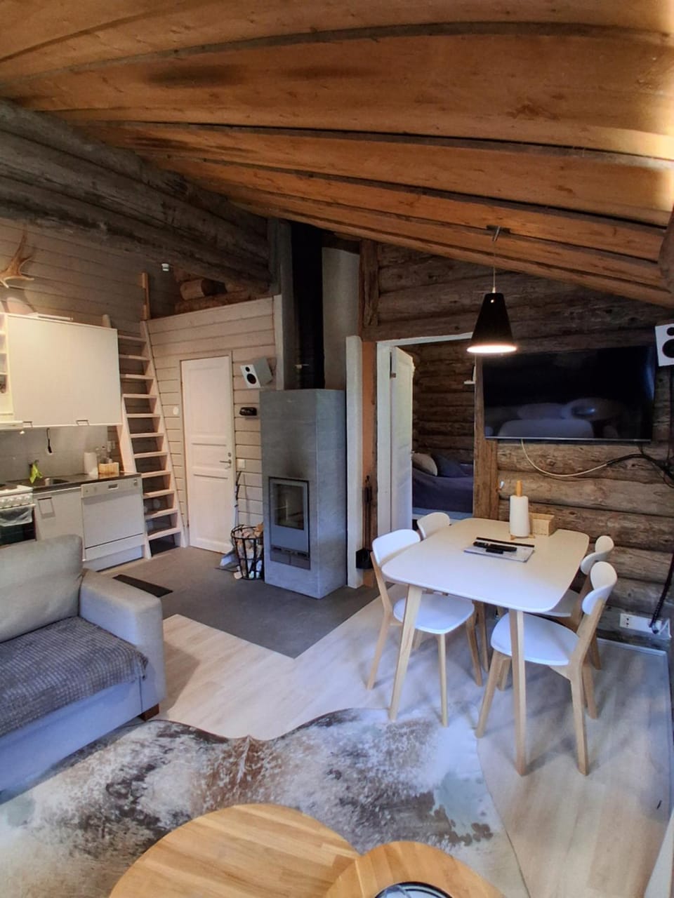 Iso-Syöte tunnelmallinen kelomökki Apartment in Lapland