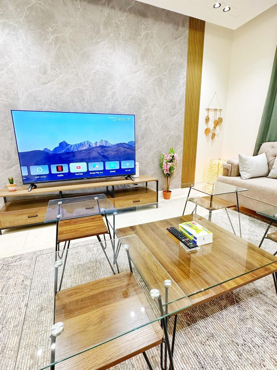 شقة عائلية بغرفتي نوم وصالة Apartment in Riyadh