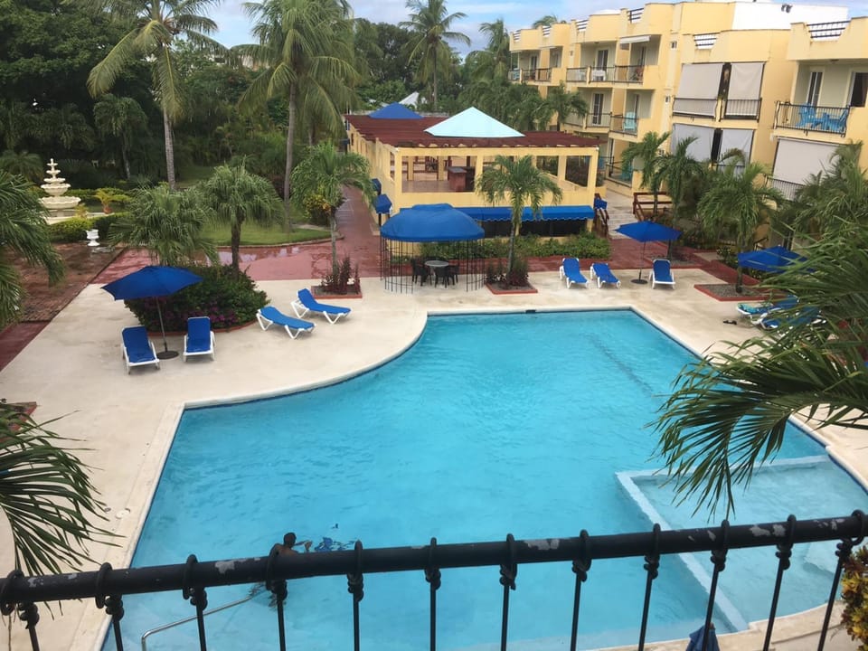 Garden view, Swimming pool, sunbed