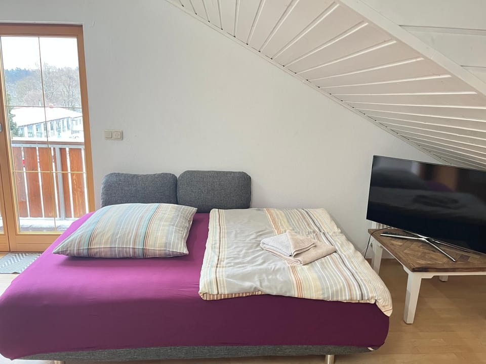 Bed, TV and multimedia, Photo of the whole room, Bedroom